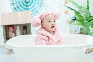 Bathing A Baby